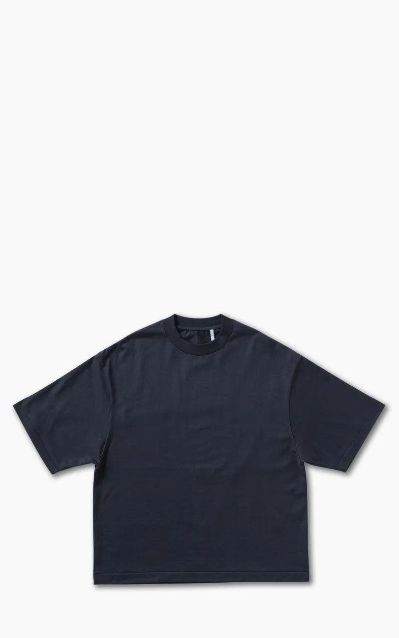 Kaptain Sunshine Suvin Supima Tube Halfsleeve Tee Heavy Ink Black sold by Cultizm