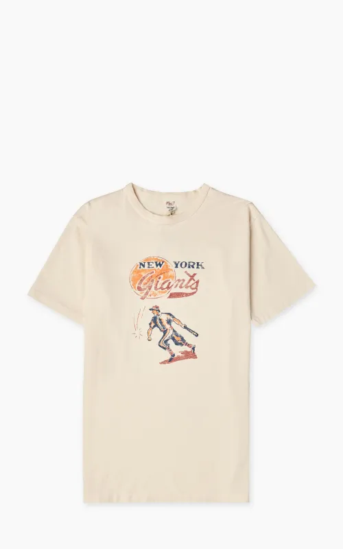 Flea-T T-Shirt Giants Pigment Dyed Offwhite sold by Cultizm