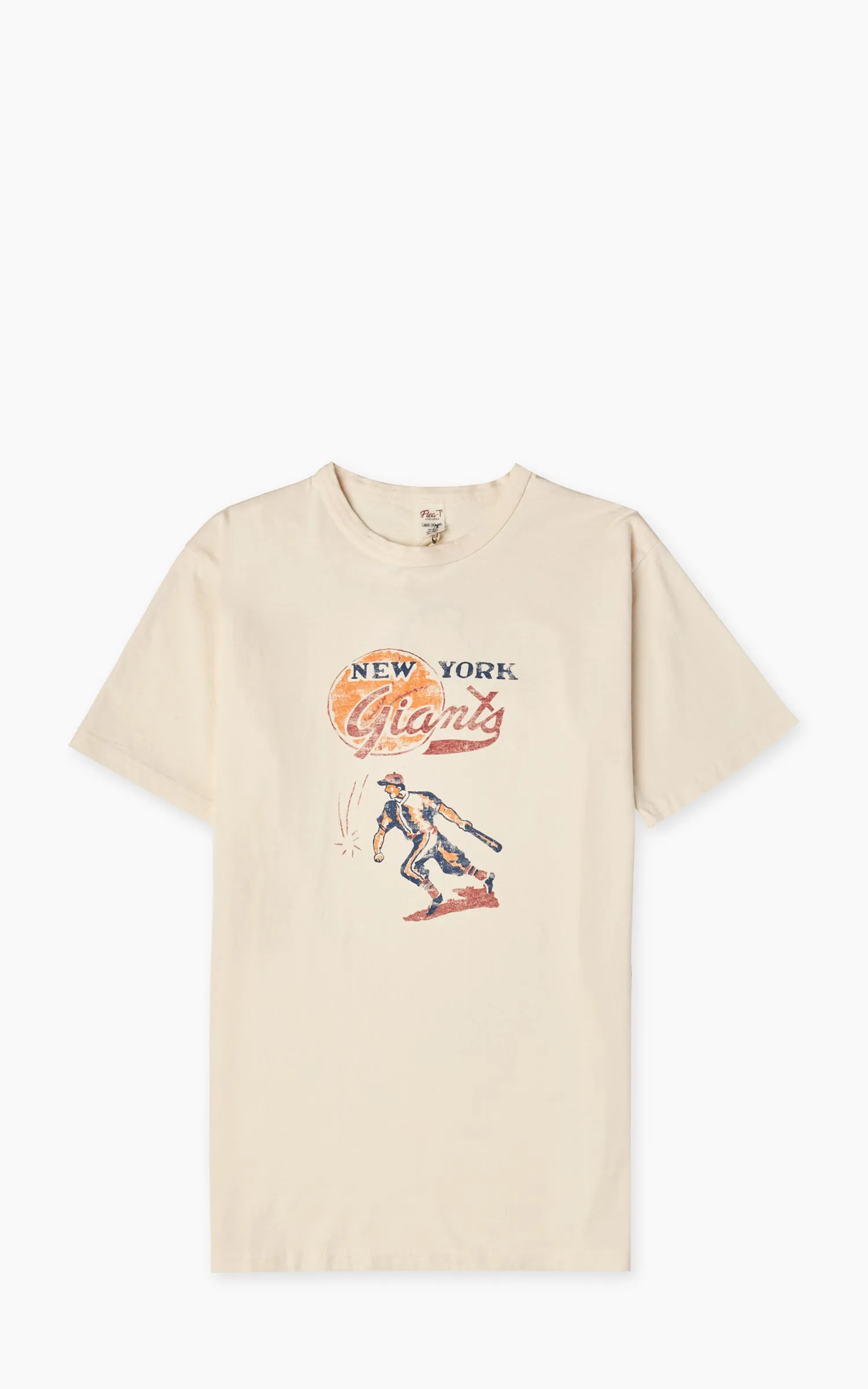 Flea-T T-Shirt Giants Pigment Dyed Offwhite sold by Cultizm