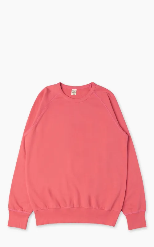 Flea-T Sweatshirt Plain Pigment Dyed Pink sold by Cultizm
