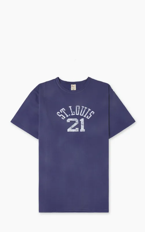 Flea-T T-Shirt St. Louis Pigment Dyed Royal sold by Cultizm