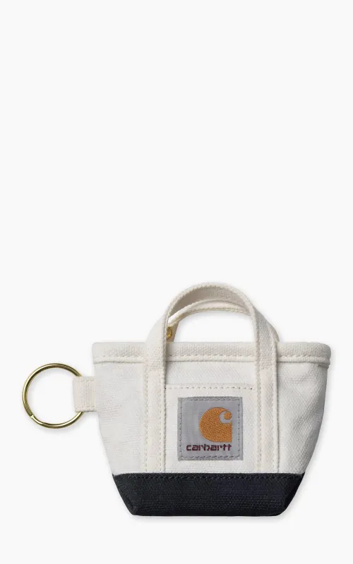 Carhartt WIP Mini Tote Bag Keychain Natural/Blue made by Carhartt WIP