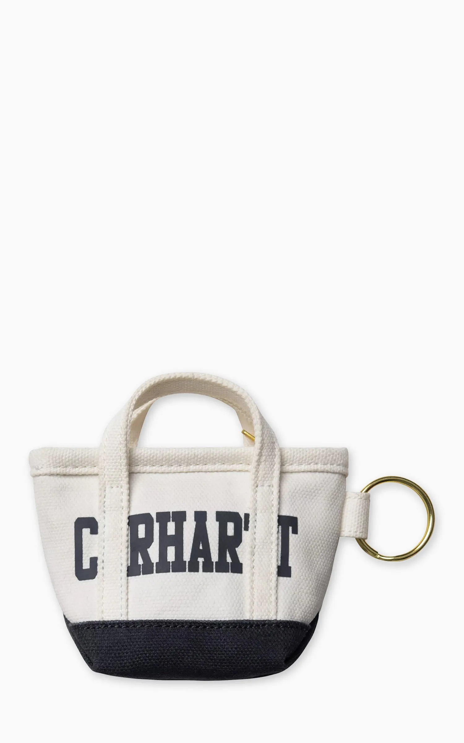 Carhartt WIP Mini Tote Bag Keychain Natural/Blue sold by Cultizm product image thumbnail 2