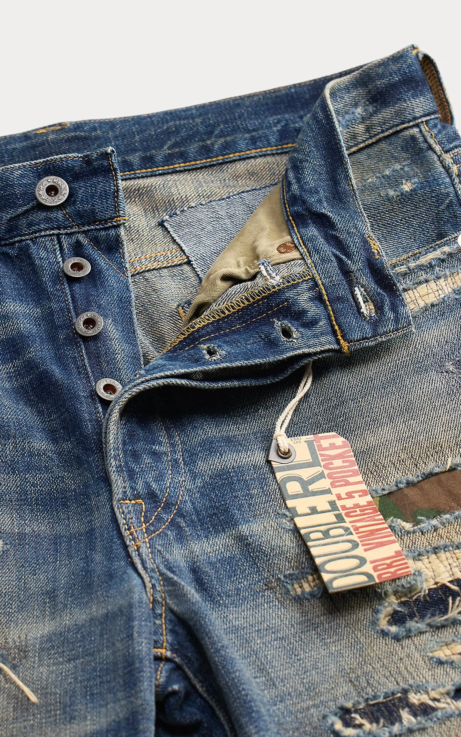 RRL Vintage 5-Pocket Averie Jean Averie Wash sold by Cultizm product image thumbnail 5