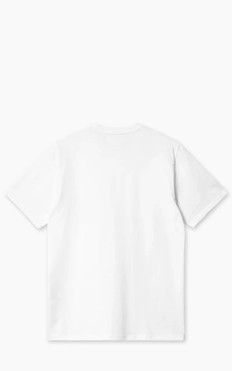 Carhartt WIP S/S Pocket Heart T-Shirt White/Red sold by Cultizm product image thumbnail 2