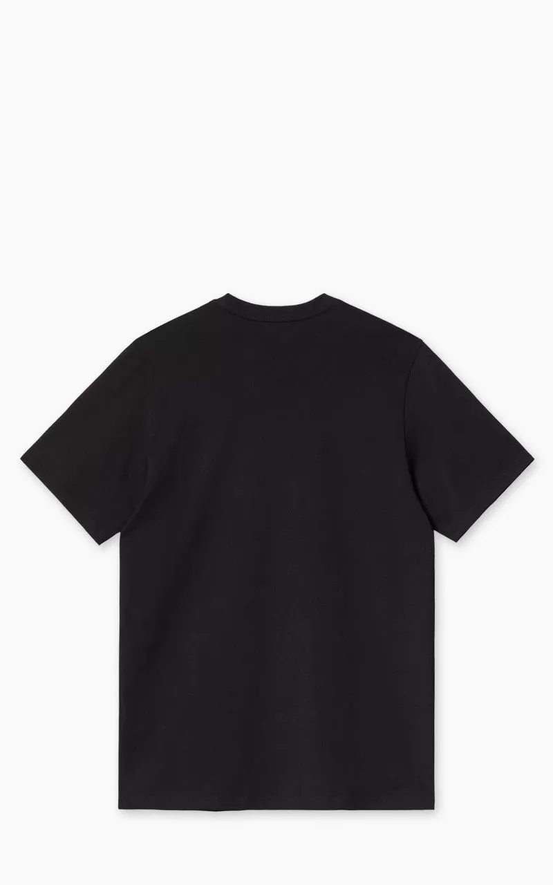 Carhartt WIP S/S Pocket Heart T-Shirt Black/Black sold by Cultizm product image thumbnail 2