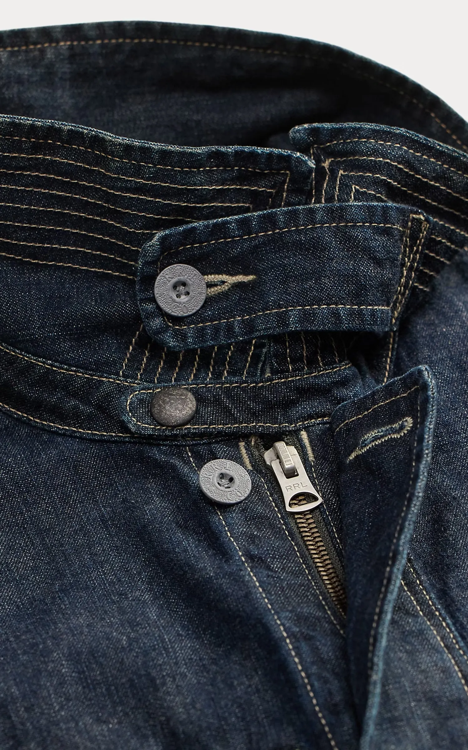 RRL Indigo Denim Field Jacket Medium Wash sold by Cultizm product image thumbnail 3