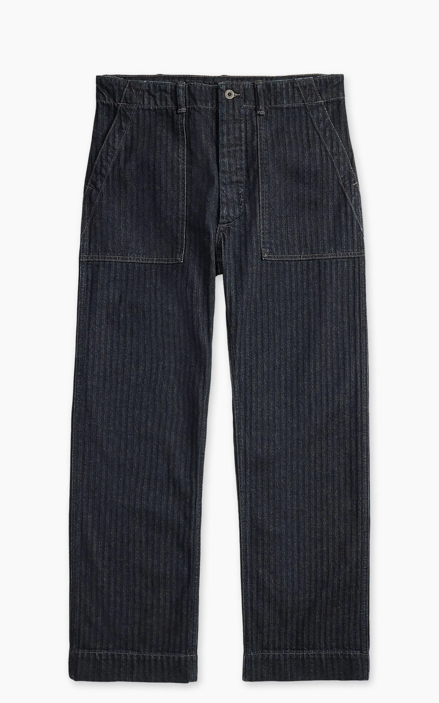 RRL Limited-Edition Indigo Herringbone Pant Rinse sold by Cultizm
