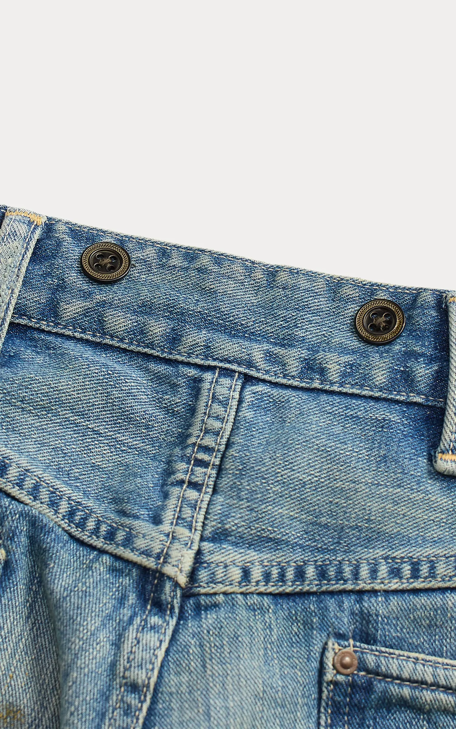 RRL Straight Fit Eastborough Distressed Jean Eastborough Wash sold by Cultizm product image thumbnail 4