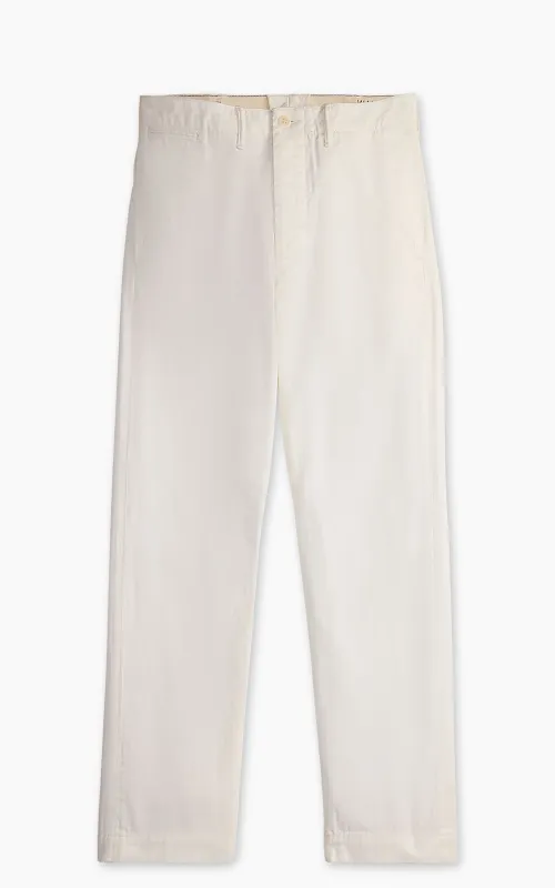 RRL Officer's Trouser Herringbone Twill Antique White made by RRL