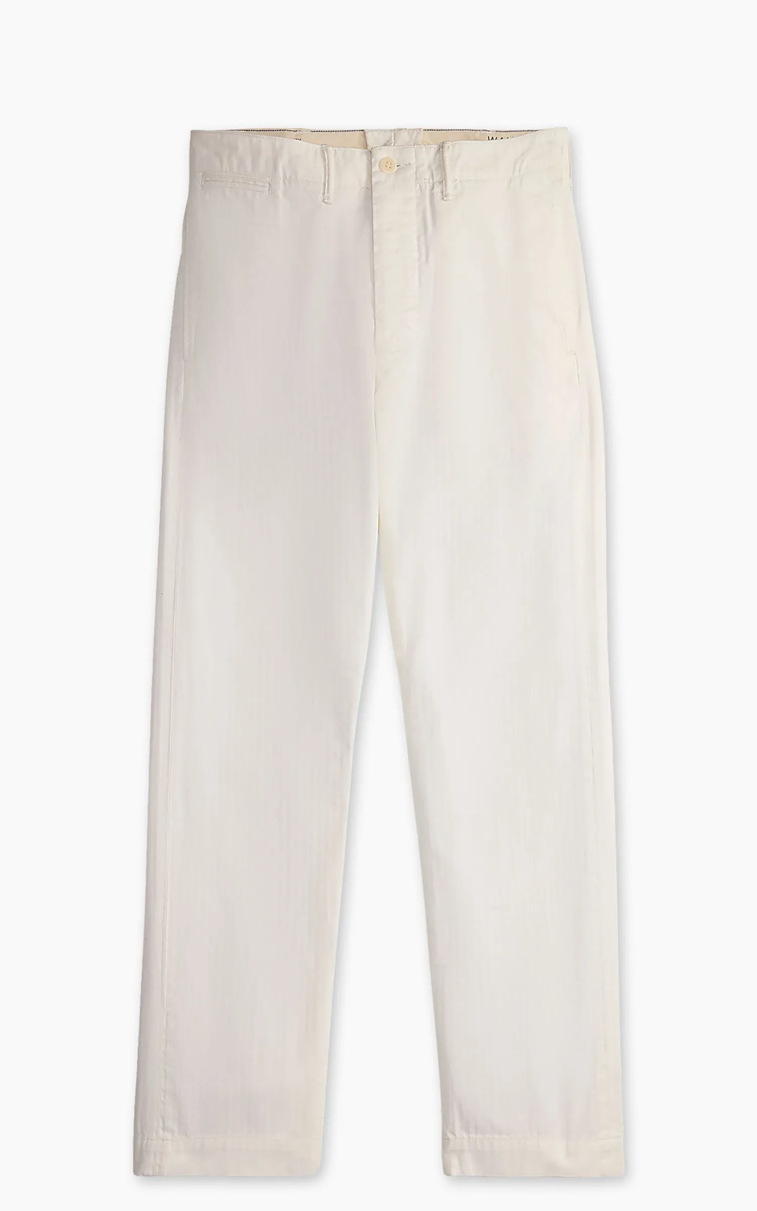 RRL Officer's Trouser Herringbone Twill Antique White sold by Cultizm