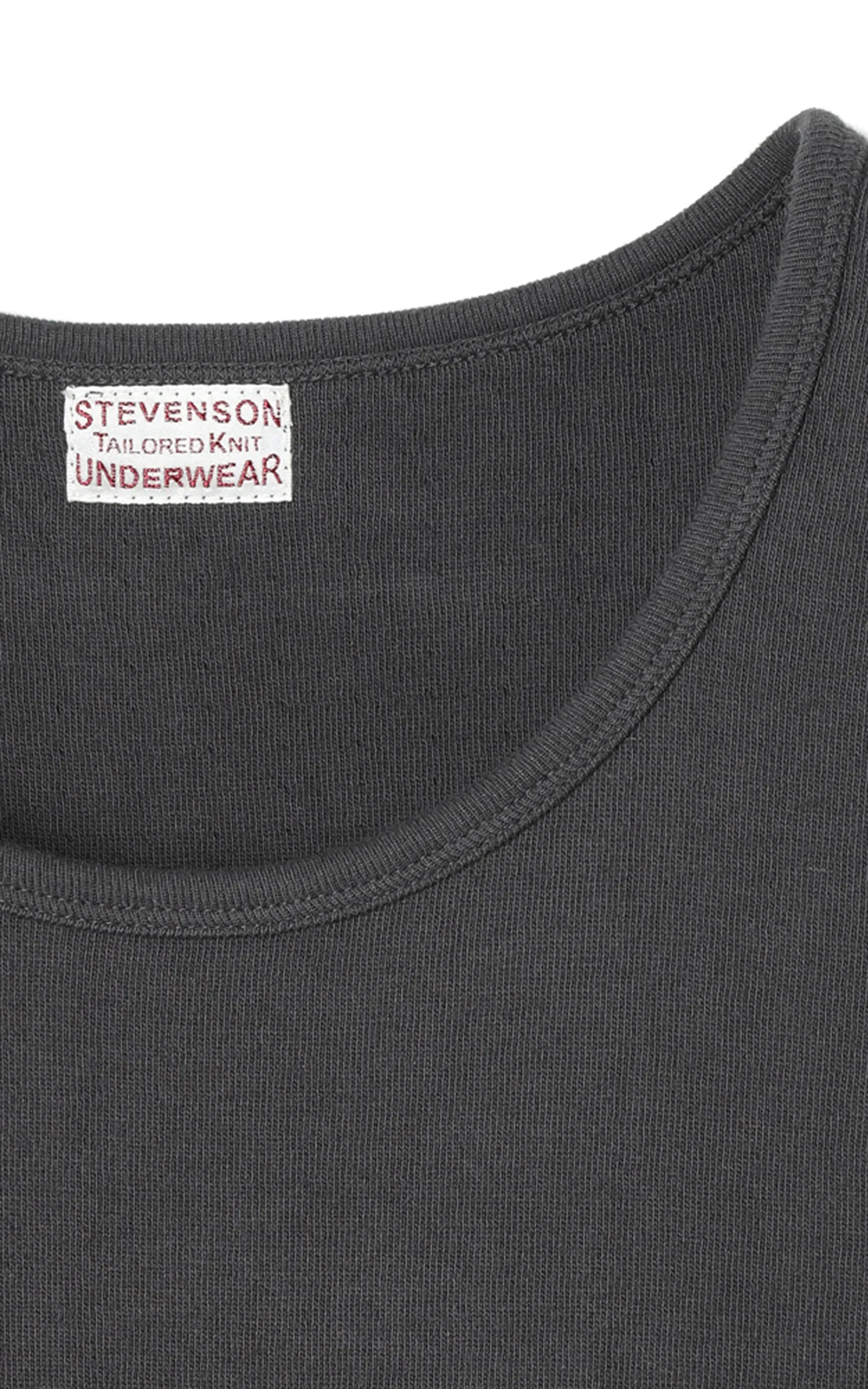 Stevenson Overall Co. DualComfort Cotton Tank Charcoal sold by Cultizm product image thumbnail 2