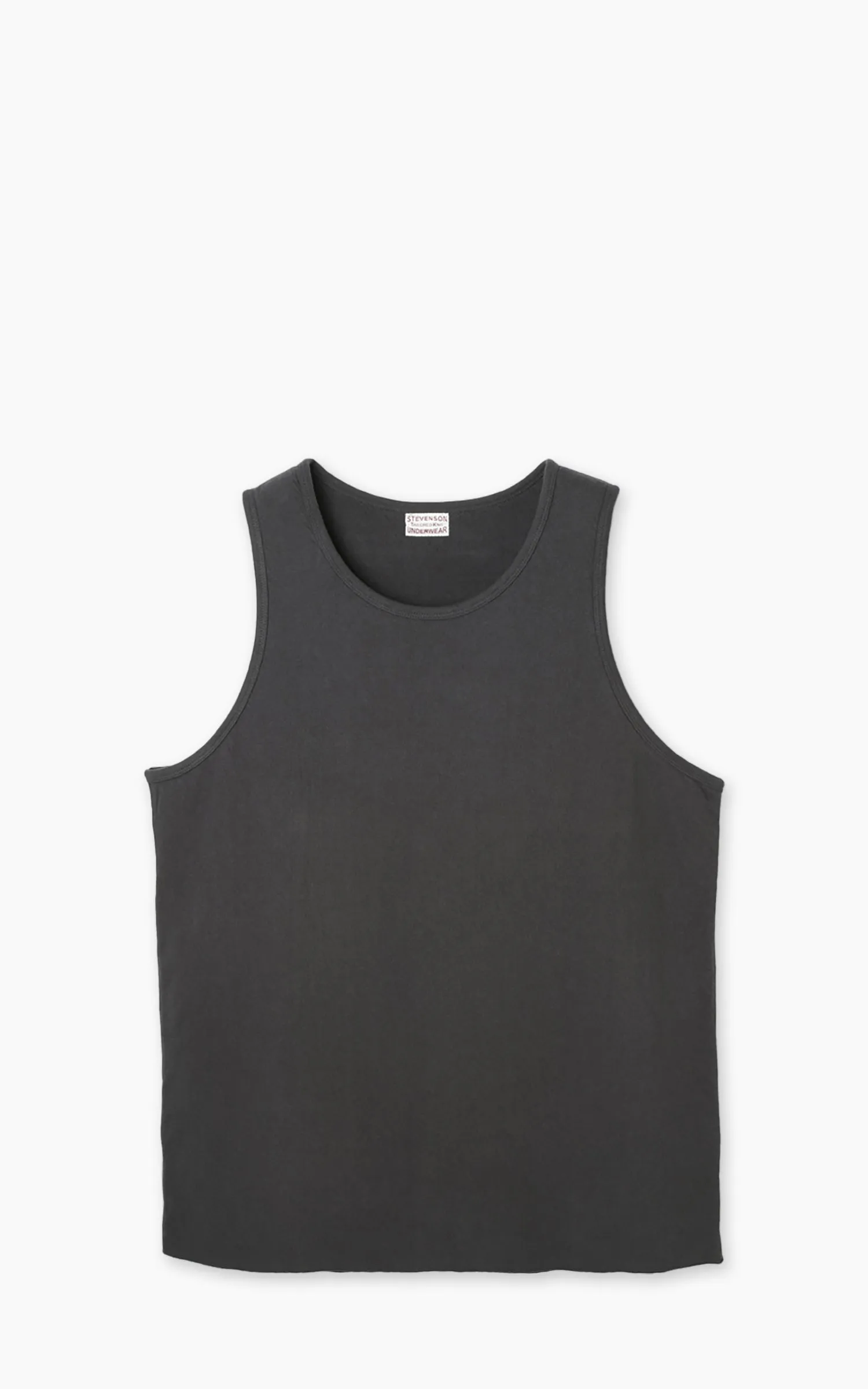 Stevenson Overall Co. DualComfort Cotton Tank Charcoal sold by Cultizm