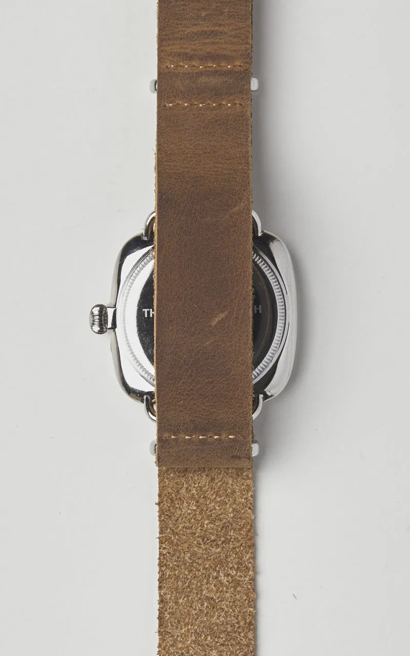 M.R.M.W. Cushion Military Watch Leather Strap White sold by Cultizm product image thumbnail 5