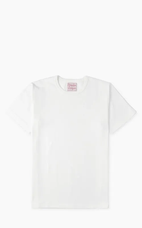 Wonder Looper Double Heavyweight T-Shirt White sold by Cultizm
