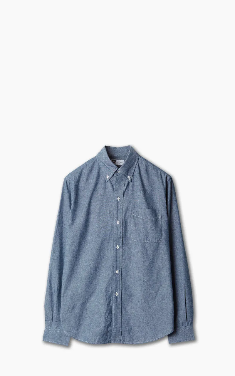 Tellason Button Down Shirt Chambray Light Blue sold by Cultizm
