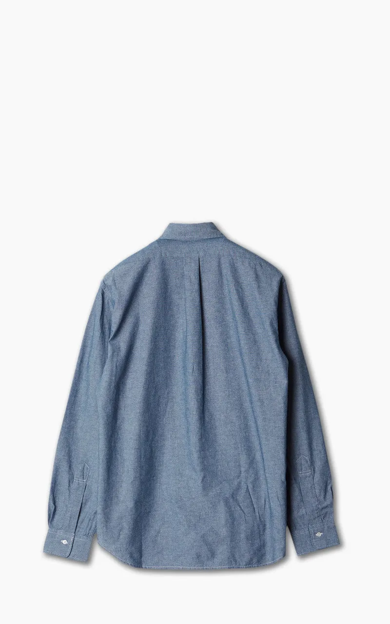 Tellason Button Down Shirt Chambray Light Blue sold by Cultizm product image thumbnail 2