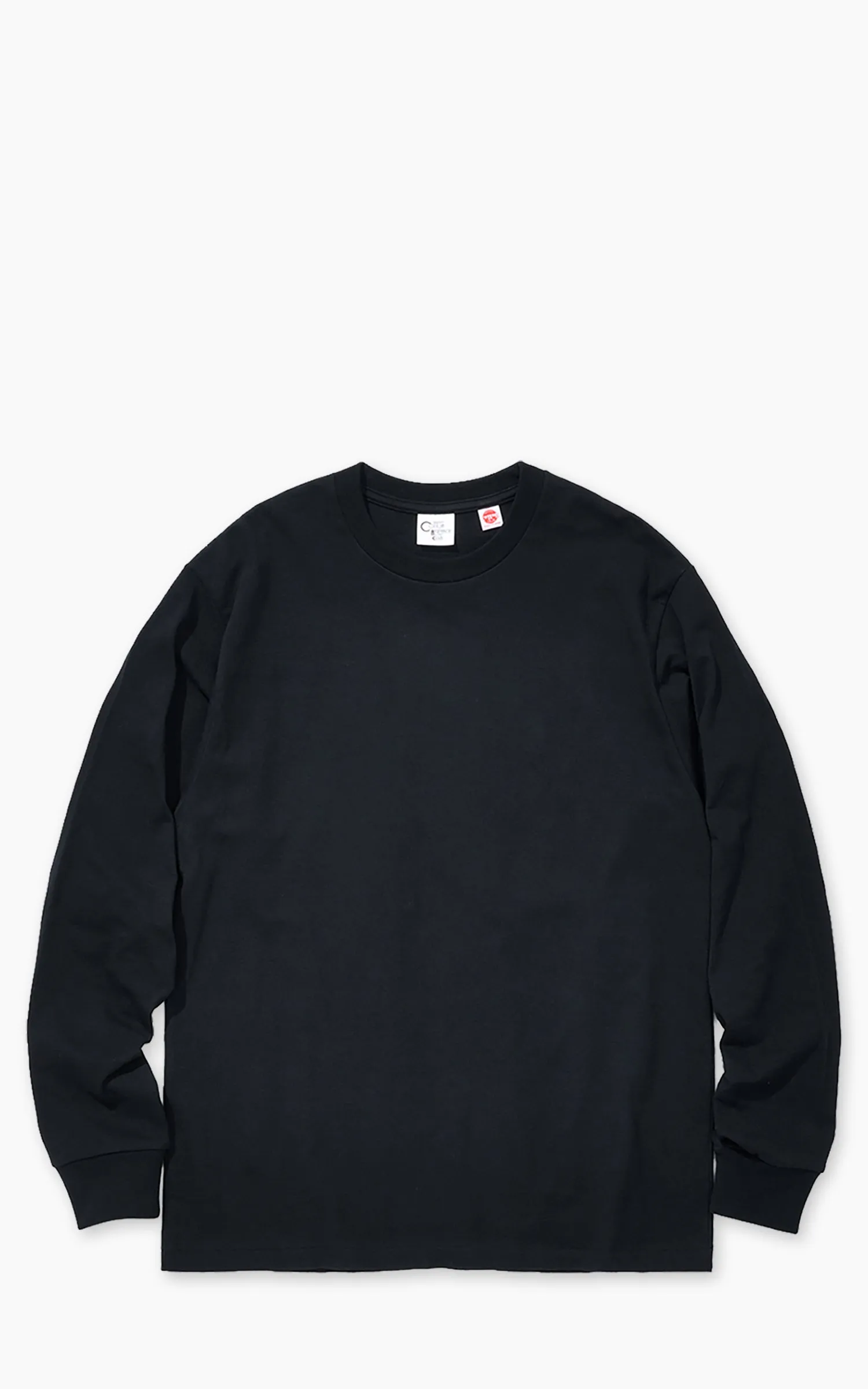 Cotton Research Club L/S T-Shirt Black sold by Cultizm