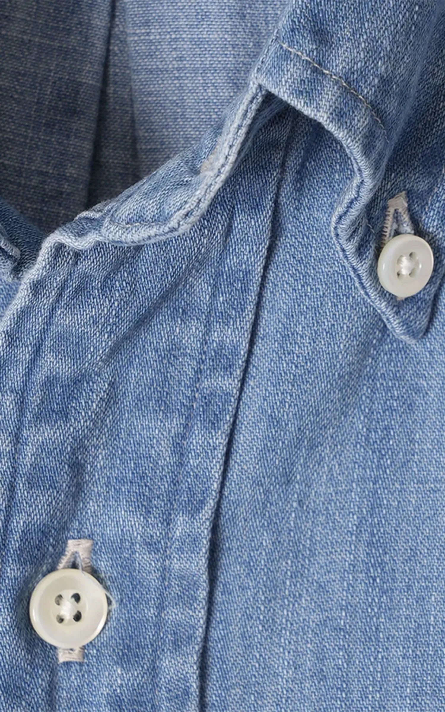 Kamakura Shirts Vintage Ivy Button-Down Japanese Denim Shirt Blue 7oz sold by Cultizm product image thumbnail 2
