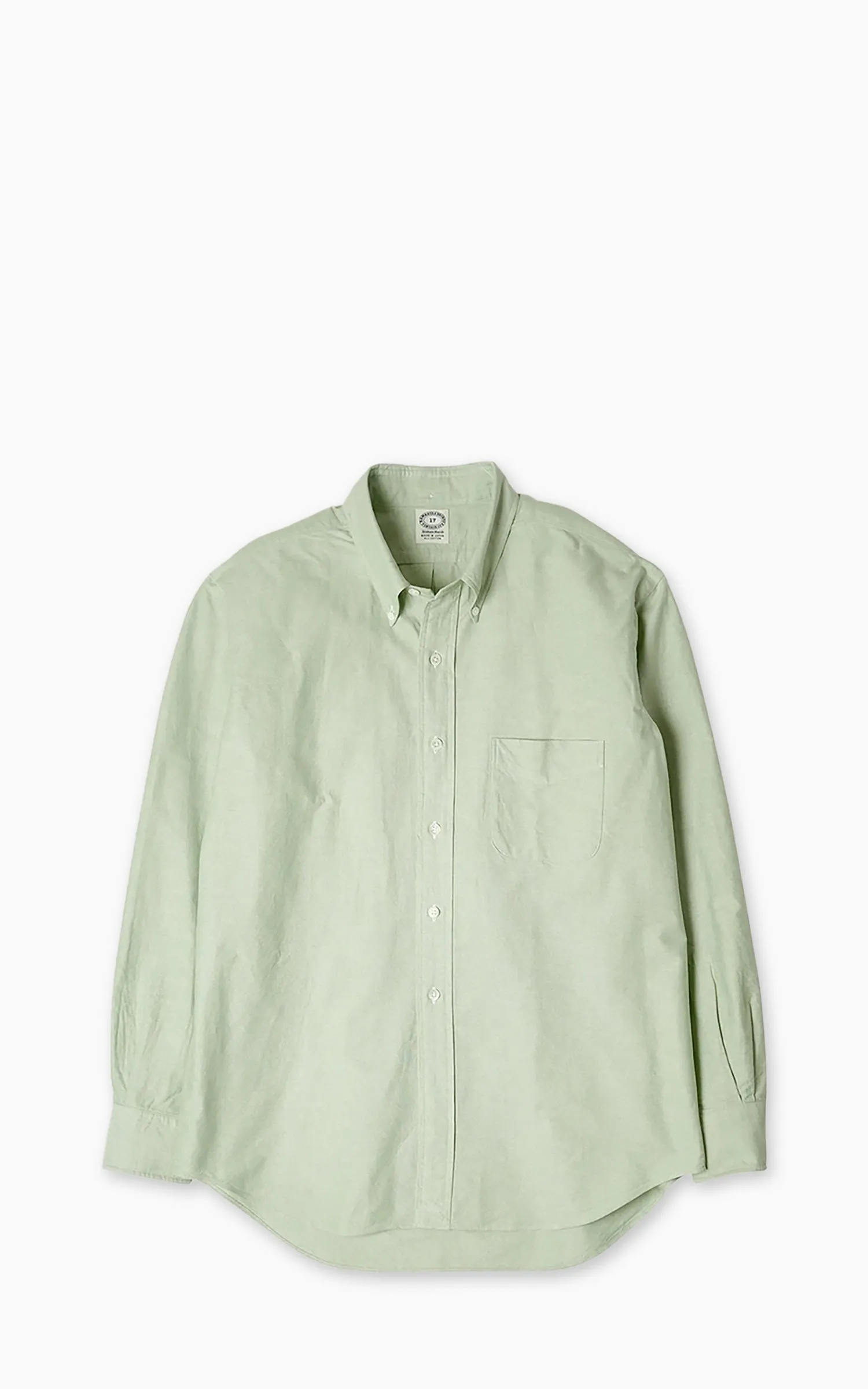 Kamakura Shirts Vintage Ivy Button-Down Oxford Shirt Green sold by Cultizm
