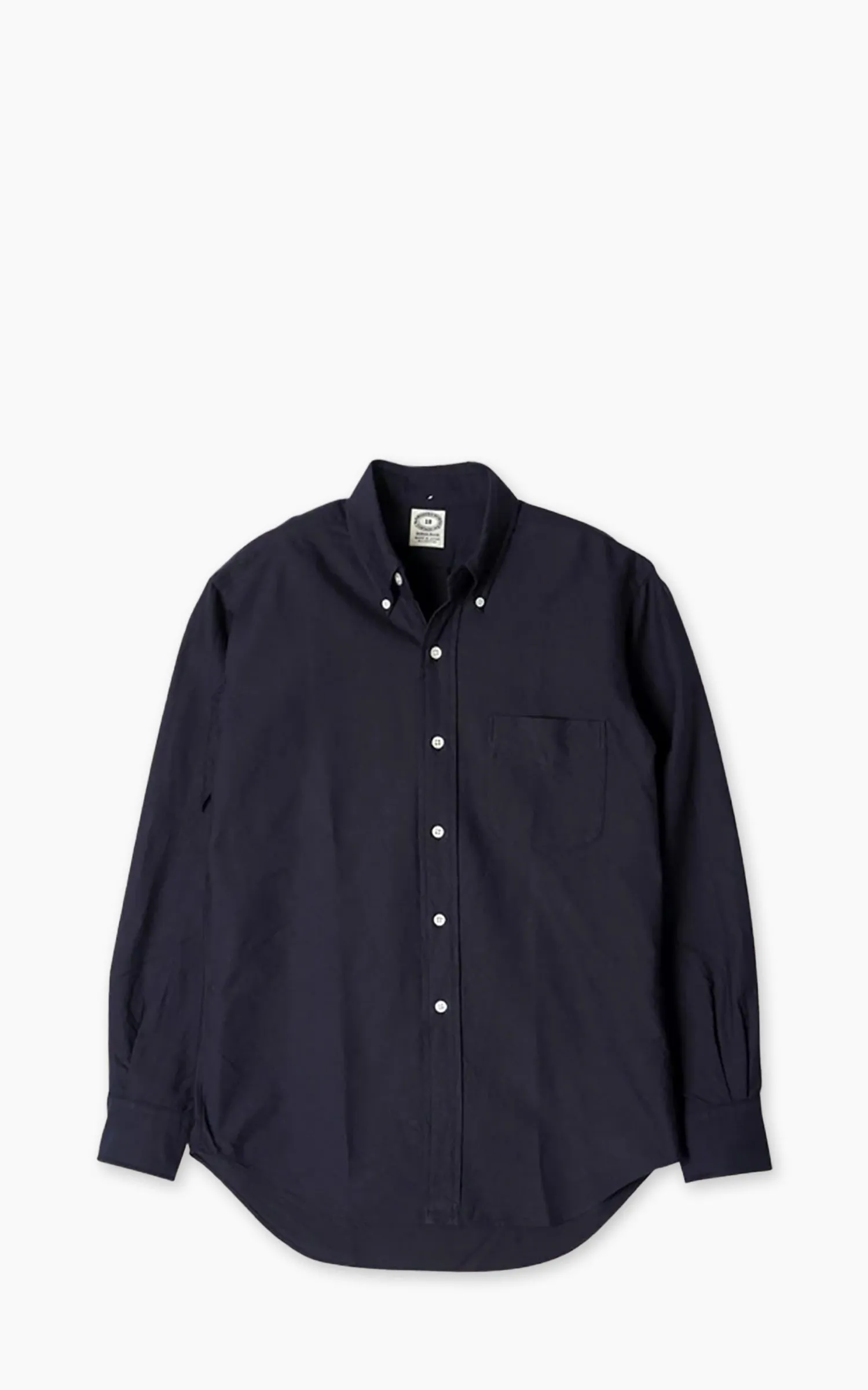 Kamakura Shirts Vintage Ivy Button-Down Oxford Shirt Navy sold by Cultizm