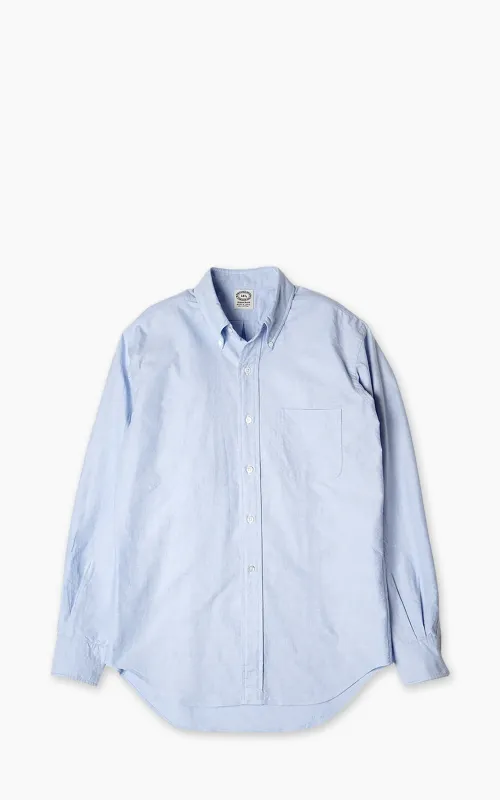 Kamakura Shirts Vintage Ivy Button-Down Oxford Shirt Blue sold by Cultizm