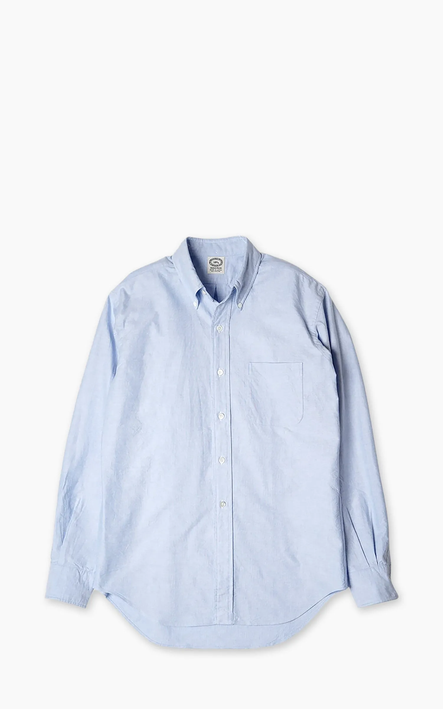 Kamakura Shirts Vintage Ivy Button-Down Oxford Shirt Blue sold by Cultizm