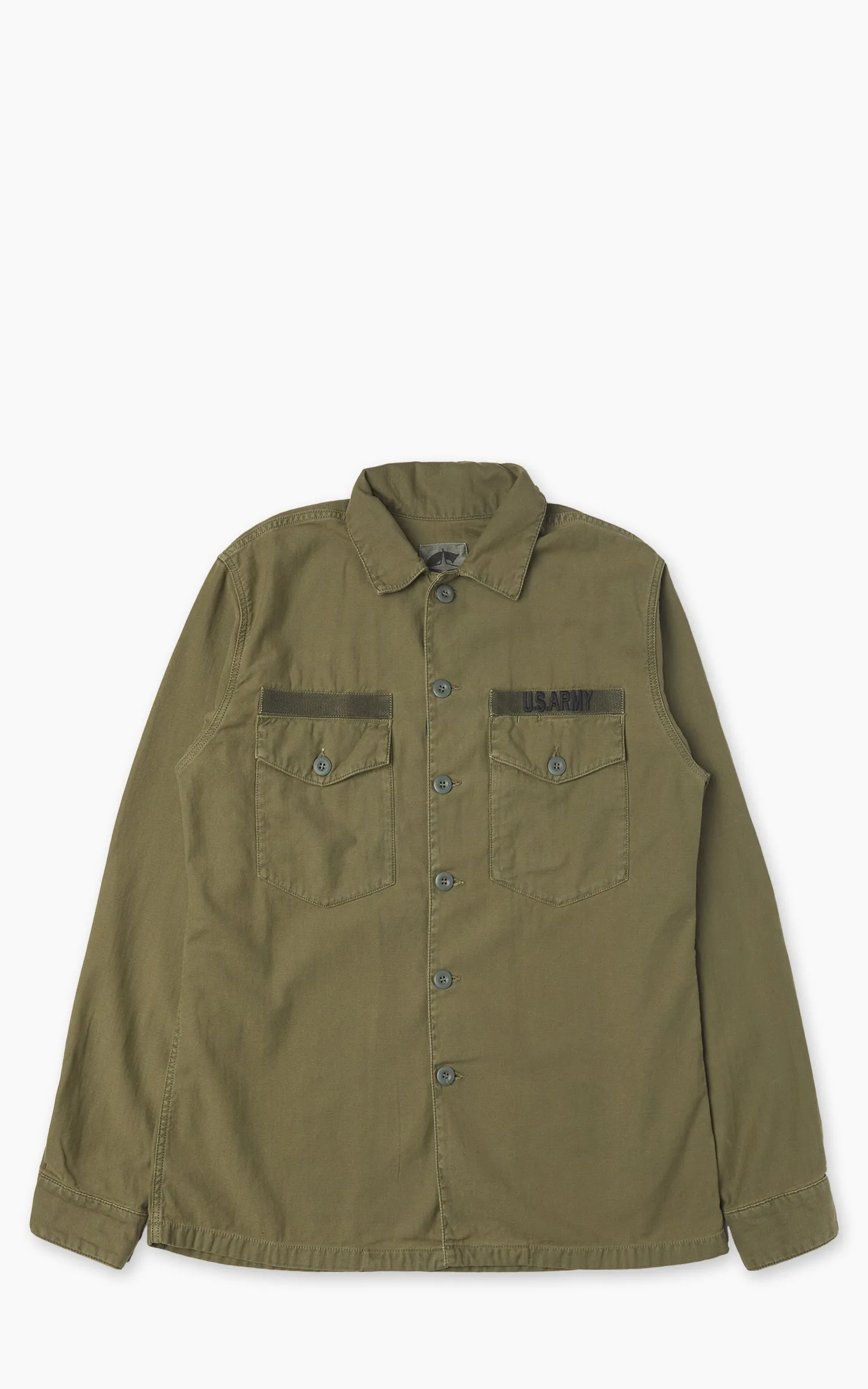 Chesapeake's Jones Nam Shirt US Army Military Green sold by Cultizm