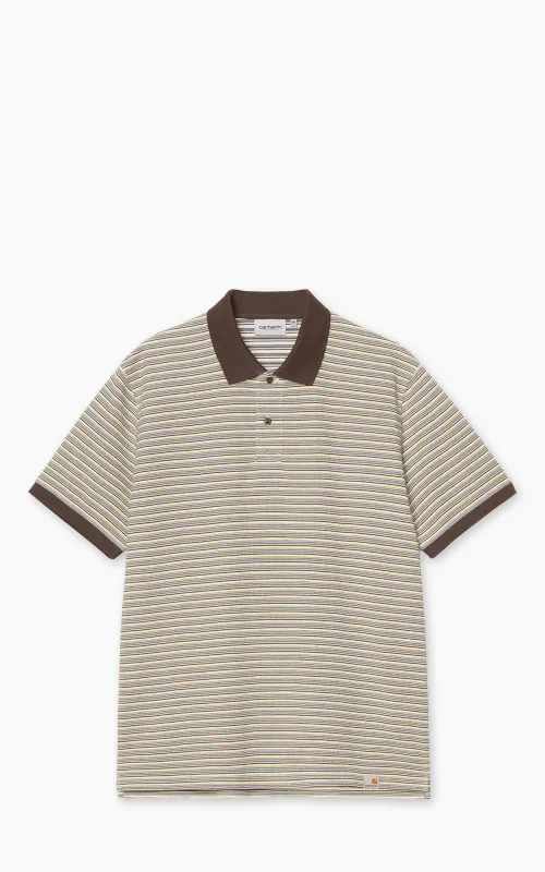 Carhartt WIP S/S Dion Polo Dion Stripe/Wax made by Carhartt WIP