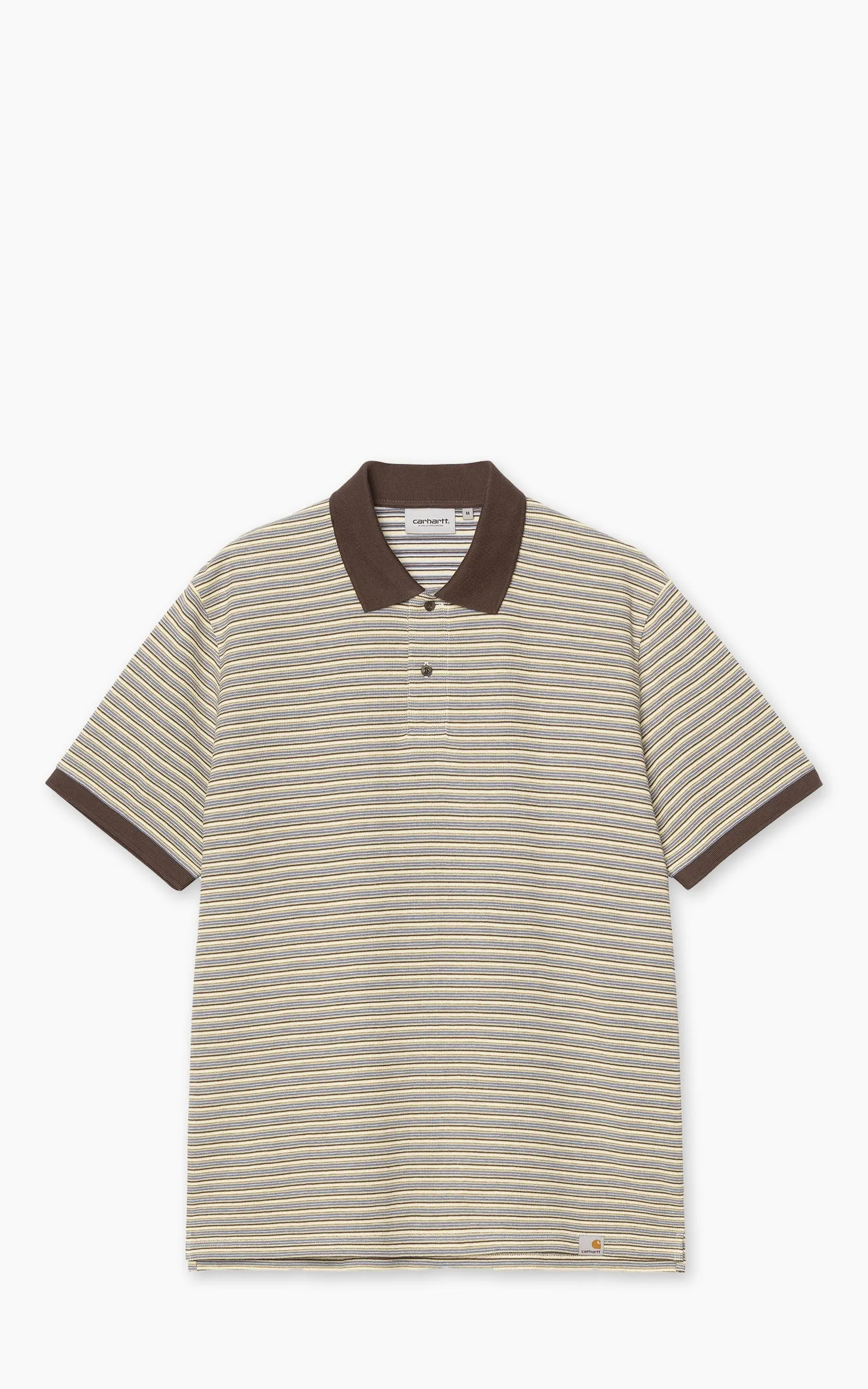 Carhartt WIP S/S Dion Polo Dion Stripe/Wax sold by Cultizm