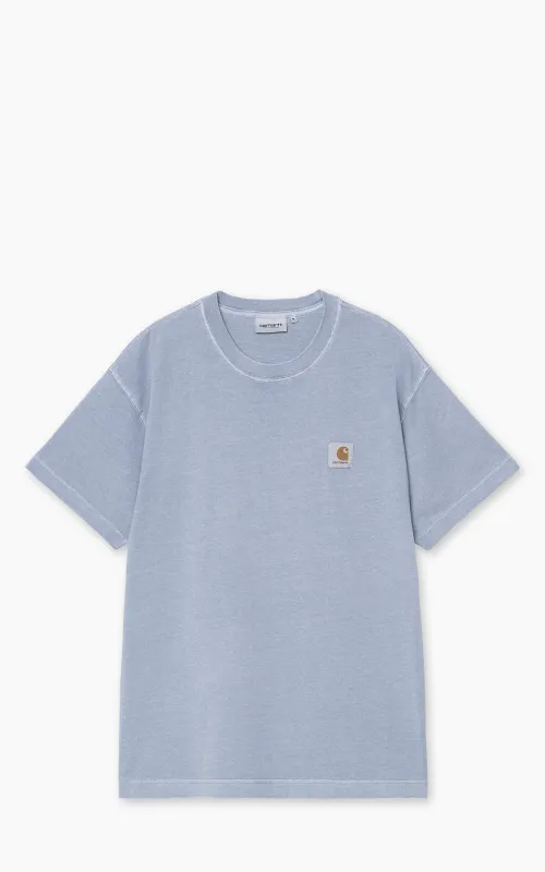 Carhartt WIP S/S Nelson T-Shirt Garment Dyed Gentle Blue made by Carhartt WIP