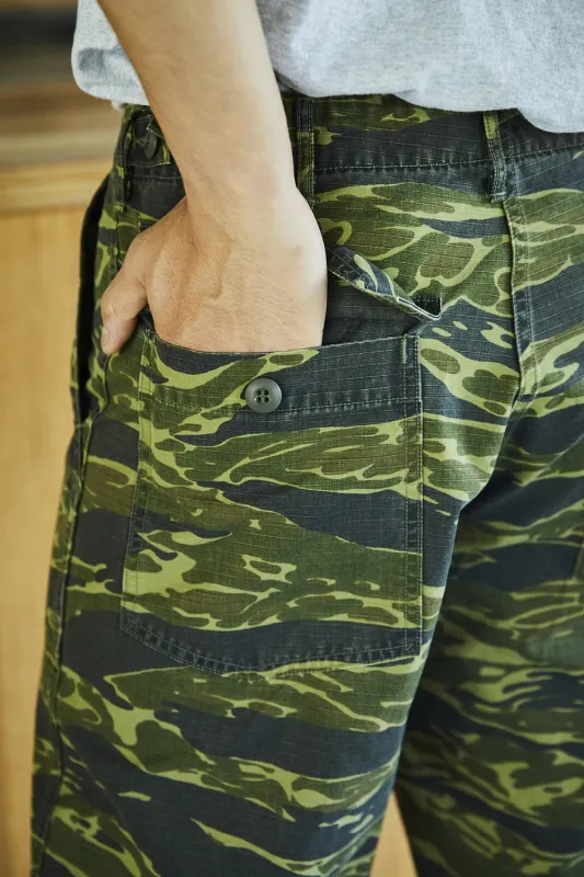 OrSlow US Army Fatigue Pants Regular Tiger Camo sold by Cultizm