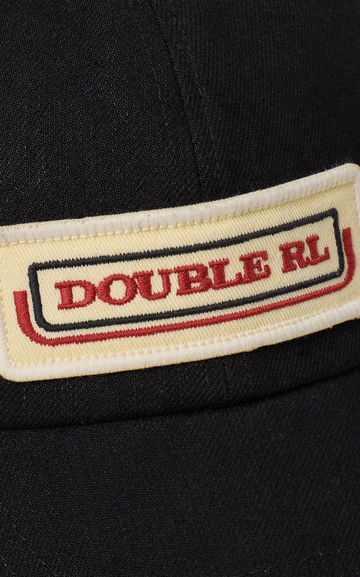 RRL Logo-Patch Denim Trucker Cap Black sold by Cultizm product image thumbnail 3