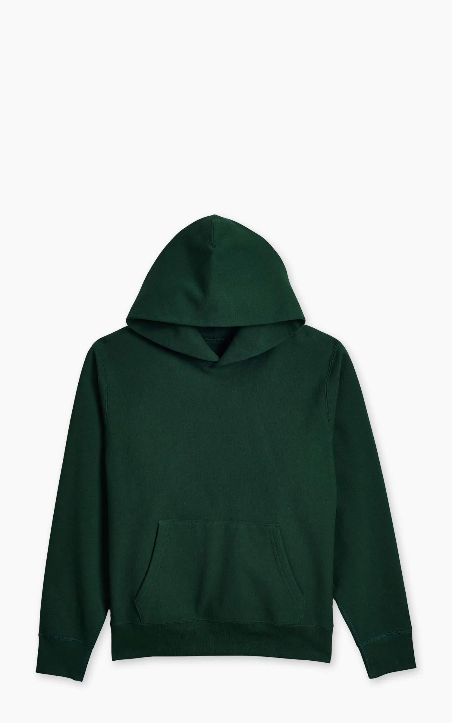 House Of Blanks Heavyweight Relaxed Fit Hooded Sweatshirt Forest Green sold by Cultizm