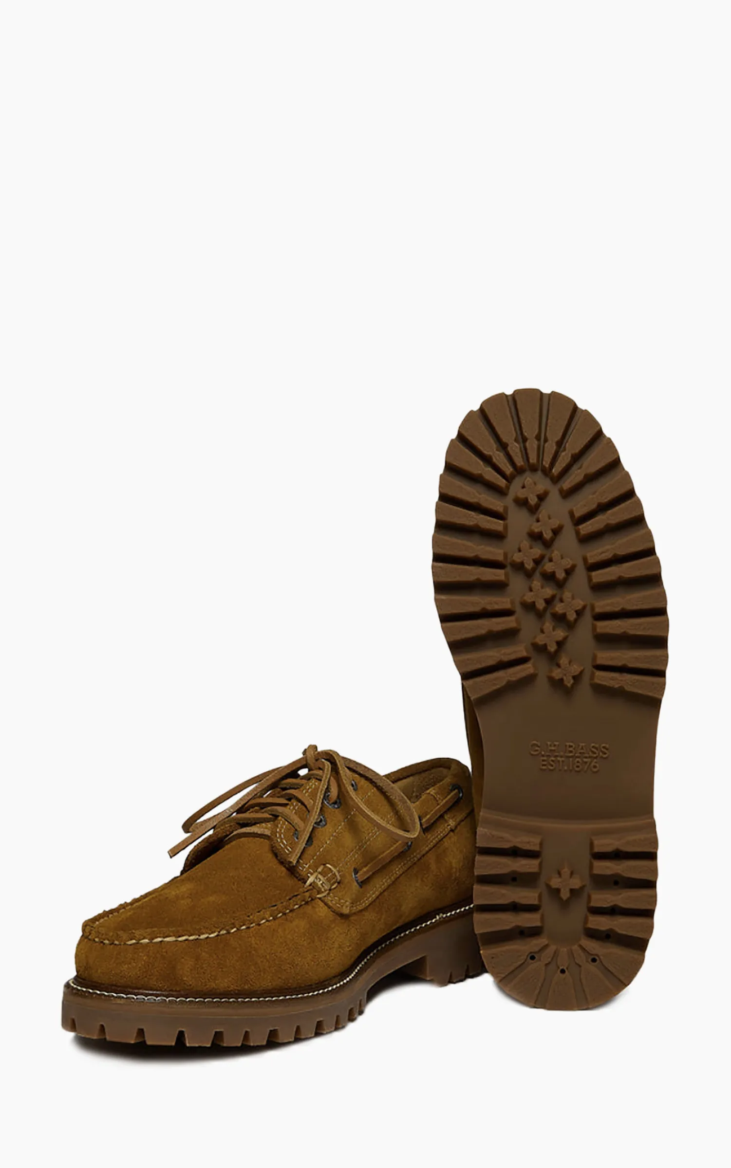 G.H. Bass Ranger Camp Moc Suede Mid Brown Suede sold by Cultizm product image thumbnail 5