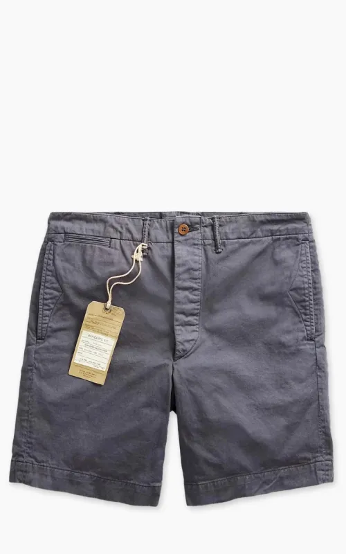 RRL Garment-Dyed Chino Short Navy sold by Cultizm