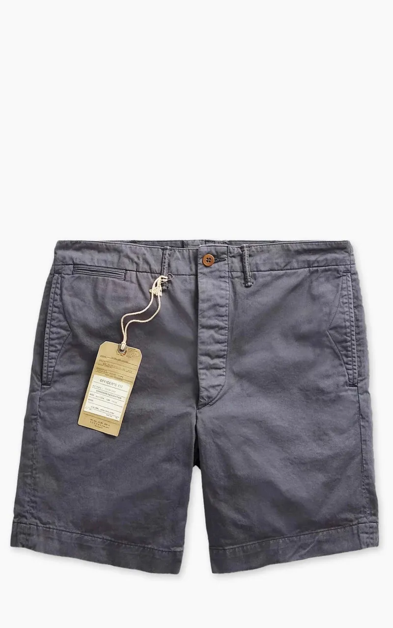 RRL Garment-Dyed Chino Short Navy sold by Cultizm