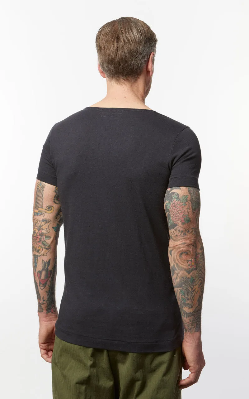 Merz b. Schwanen 114 Loopwheeled 1920s Tee Charcoal sold by Cultizm product image thumbnail 4