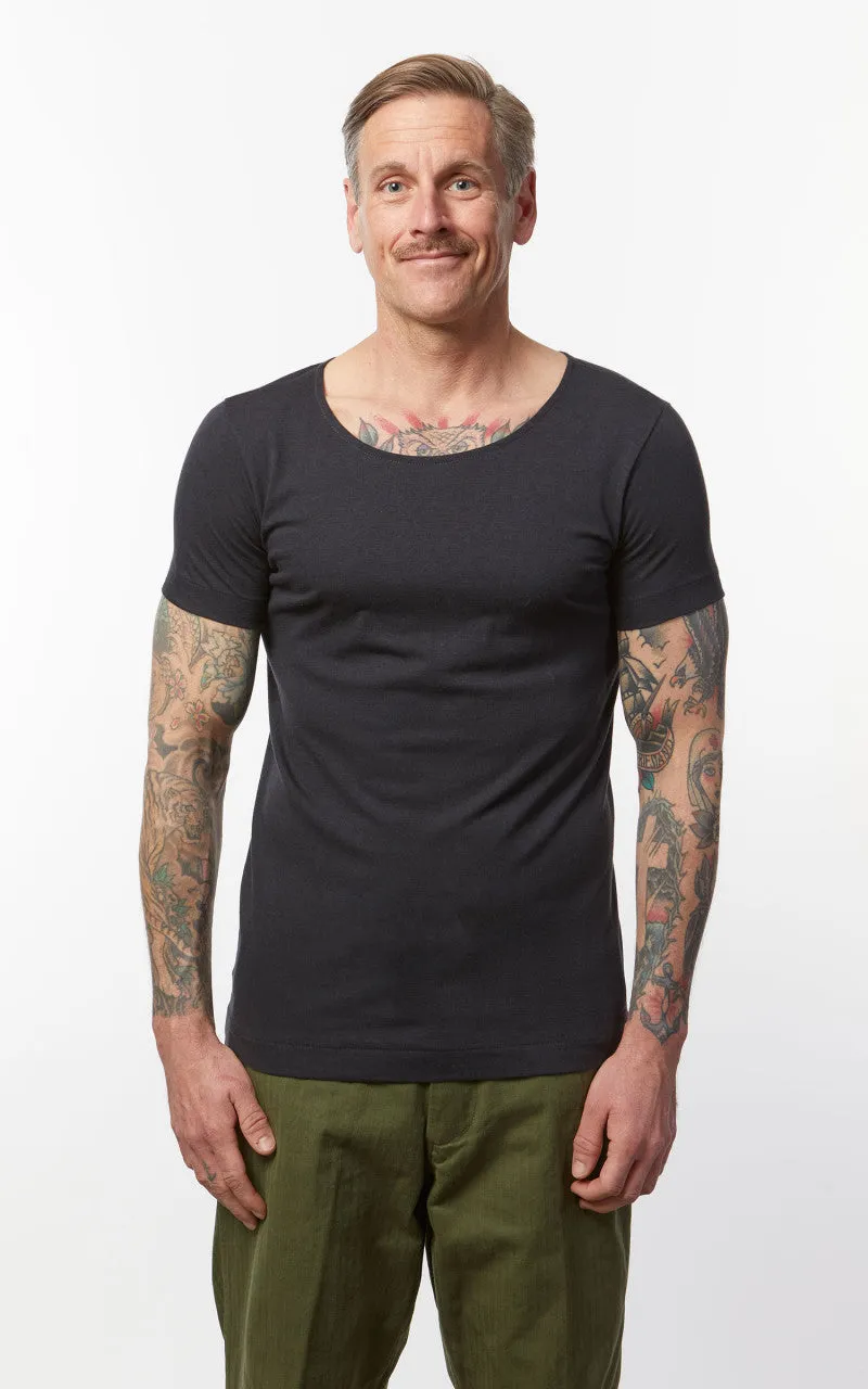 Merz b. Schwanen 114 Loopwheeled 1920s Tee Charcoal sold by Cultizm product image thumbnail 2