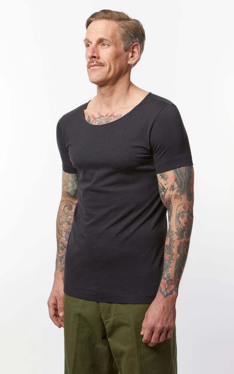 Merz b. Schwanen 114 Loopwheeled 1920s Tee Charcoal sold by Cultizm product image thumbnail 3