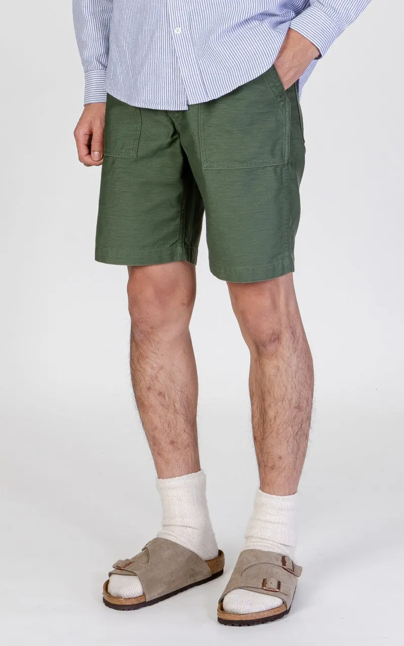 OrSlow US Army Fatigue Shorts Green sold by Cultizm product image thumbnail 3