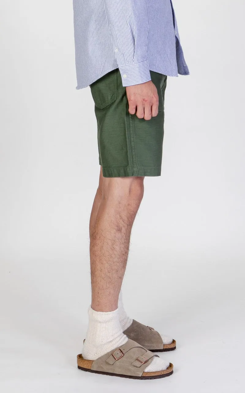 OrSlow US Army Fatigue Shorts Green sold by Cultizm product image thumbnail 5