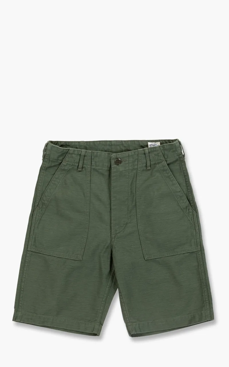 OrSlow US Army Fatigue Shorts Green sold by Cultizm