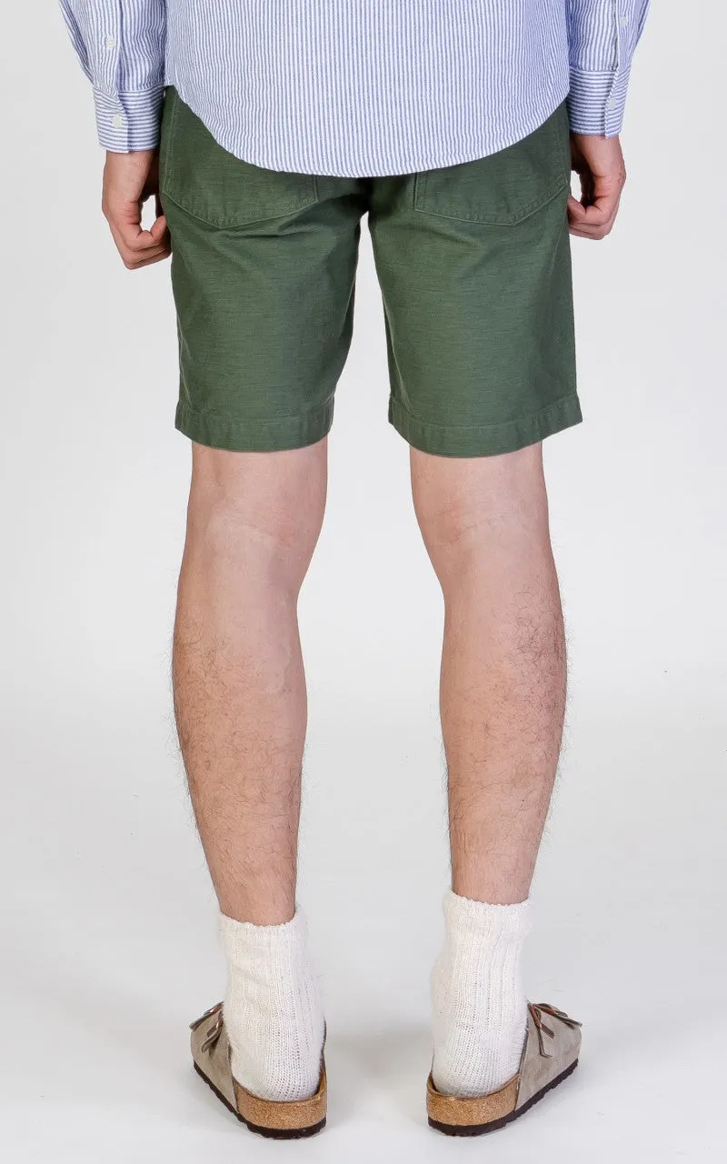 OrSlow US Army Fatigue Shorts Green sold by Cultizm product image thumbnail 4