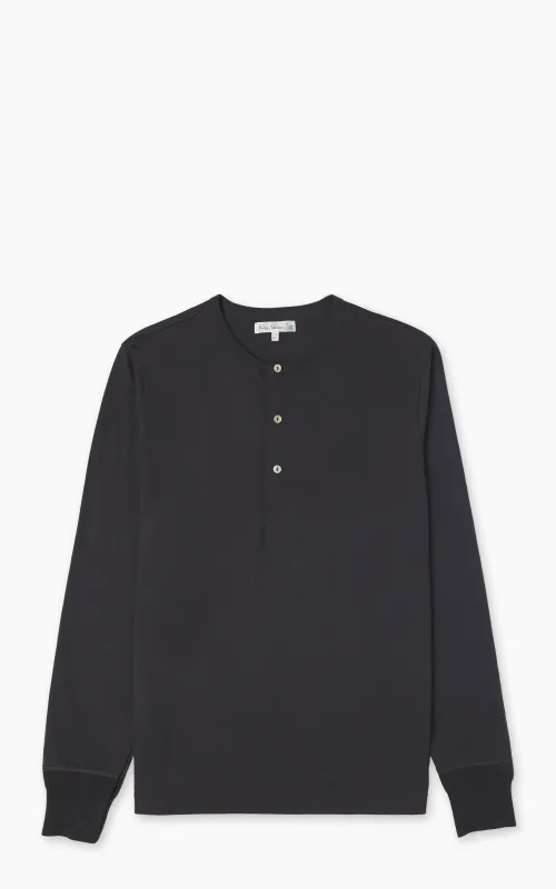 Merz b. Schwanen 2M06 Vintage Machine Refined Longsleeve Charcoal sold by Cultizm