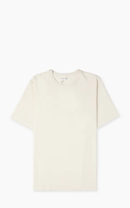 Merz b. Schwanen 214PK Crew Neck Pikée Tee Nature made by Merz B. Schwanen