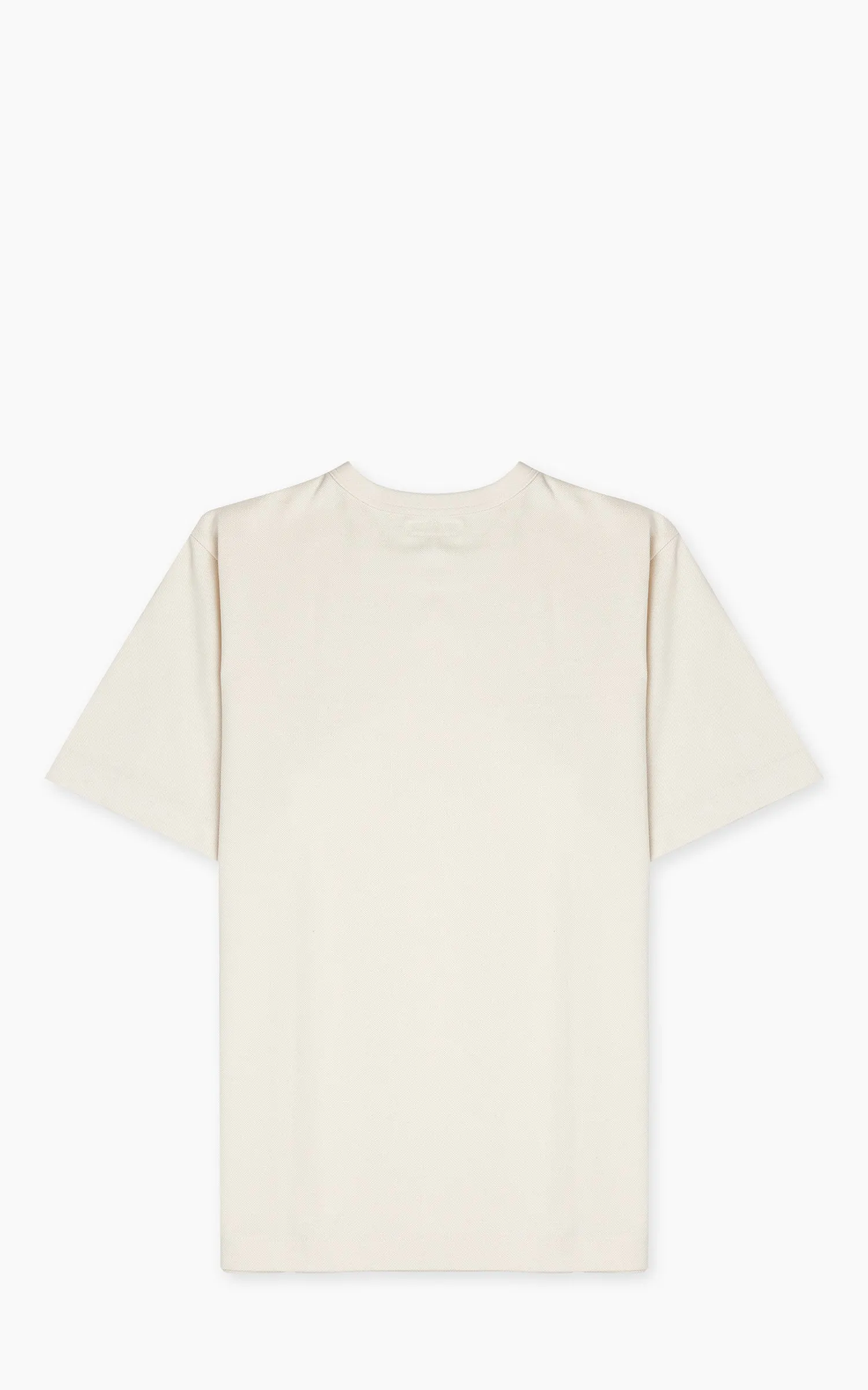 Merz b. Schwanen 214PK Crew Neck Pikée Tee Nature sold by Cultizm product image thumbnail 3