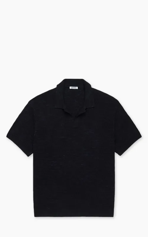 3sixteen Knit Polo Boxweave Vintage Black sold by Cultizm