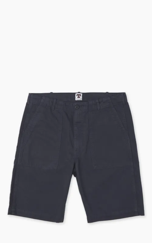 Tellason Fatigue Shorts Herringbone Twill Dark Navy sold by Cultizm