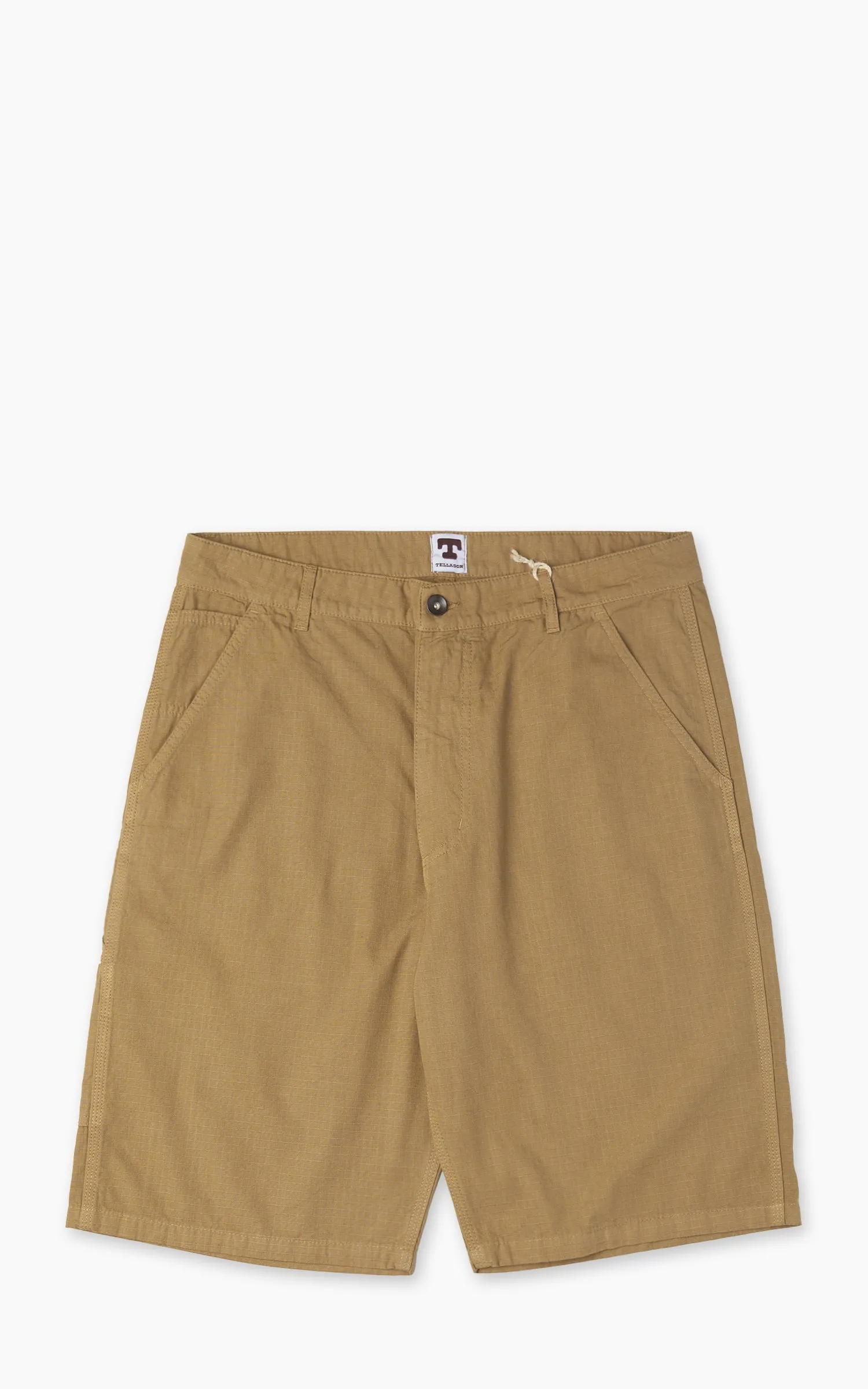Tellason Worker Short Ripstop Caramel sold by Cultizm